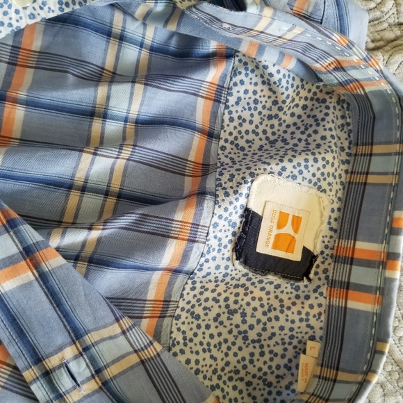 Hugo Boss Men's Orange Label Button Down Shirt Size L - Picture 5 of 7